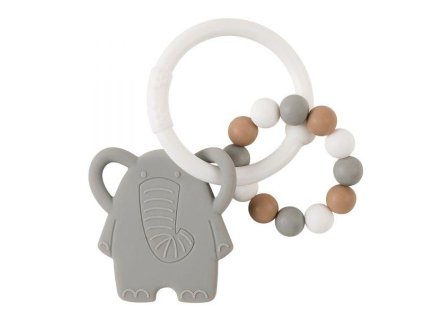 NATTOU Hryzačka silikónová BPA free Lapidou sloník