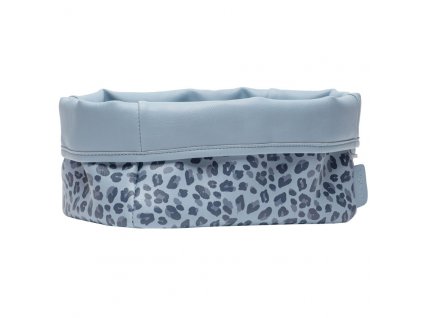 Bebe-Jou Textilný košík na dojčenské potreby Bébé-Jou Leopard Blue