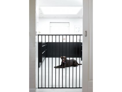 Baby Dan Zábrana Pet Gate Streamline, čierna 63,5-107 cm