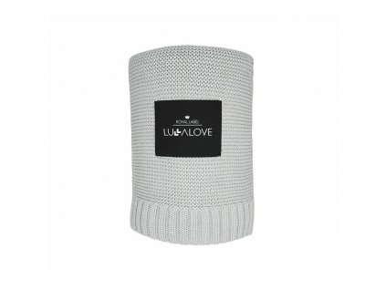 Lullalove Bambusová deka - Glamour grey