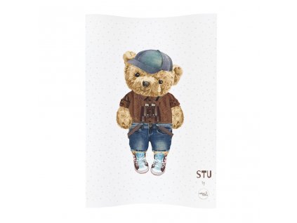 CEBA Podložka prebaľovacia 2-hranná mäkká (48x70) Cosy Fluffy Puffy Stu