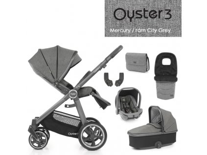 Oyster3 luxusný balíček 6 v 1 - Mercury / City Grey 2022