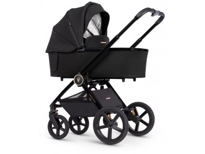 Venicci Tinum Upline All Black Carrycot 1