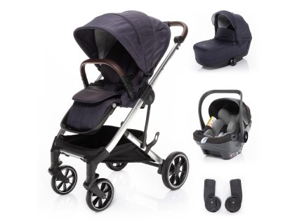Zopa Set kočárek Quest+ korba+ adaptéry+ autosedačka, Midnight Navy/Silver