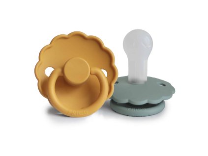 DVOJBALENIE CUMLÍKOV FRIGG DAISY HONEY GOLD/ LILY PAD, +6M, SILIKÓN
