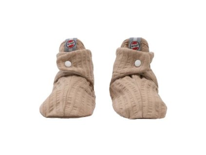 LODGER Slipper Seersucker Beige 3 - 6 měsíců
