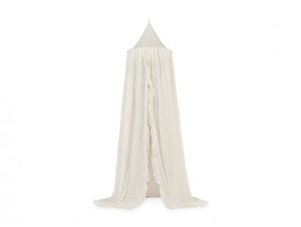 JOLLEIN Nebesá nad postieľku Vintage 245cm Ruffle Ivory