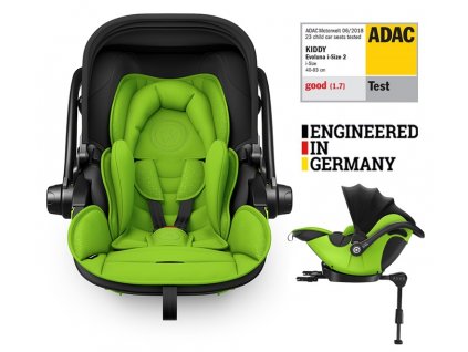 KIDDY Autosedačka Evoluna i-size 2 + Isofix základňa 40-83cm Spring Green BZP