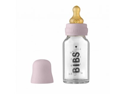 BIBS Baby Bottle sklenená fľaša 110ml - Dusky Lilac