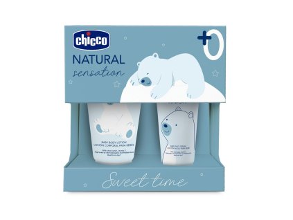 CHICCO Set darčekový kozmetický Natural Sensation - Sweet Time 0m+