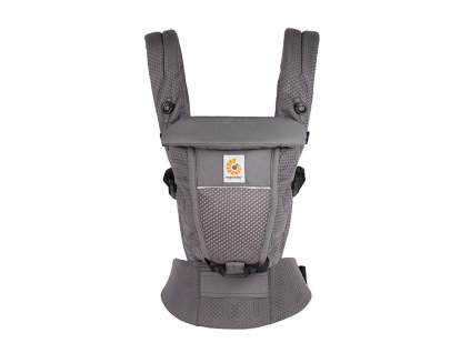ERGOBABY Adapt Soft Flex Mesh nosítko - Graphite grey+zavinovačka Swaddler zdarma