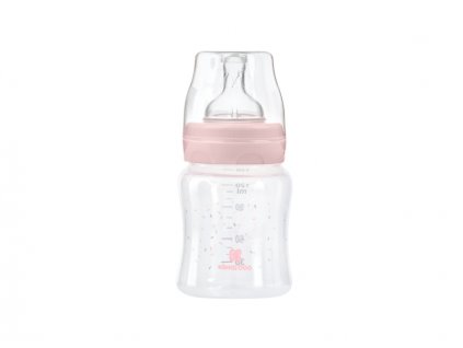 Dojčenská fľaša 120ml 0m+ Hippo Dreams Pink