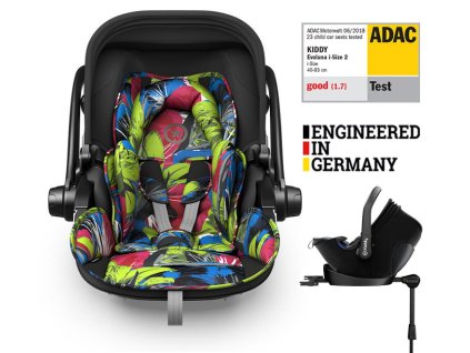 KIDDY Autosedačka Evoluna i-size 2 + Isofix základňa 40-83 cm Street Jungle BZP