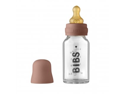 BIBS Baby Bottle sklenená fľaša 110ml - Woodchuck