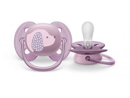 Philips AVENT Cumlík Ultrasoft Premium 6-18m fialová 1 ks