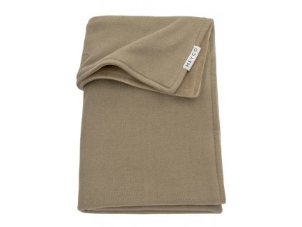 2754002 Meyco deken velvet knit basic taupe