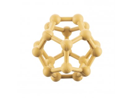 Zopa Silikonové kousátko Atom, Mustard Yellow