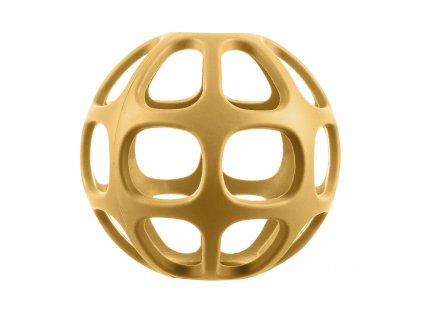 Zopa Silikonové kousátko Round, Mustard Yellow