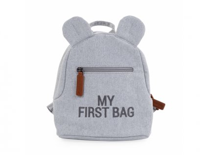 Detský batoh My First Bag Canvas Grey