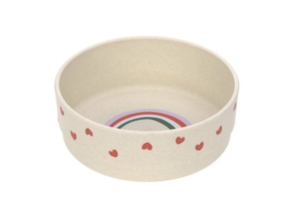 Lässig Miska Bowl PP/Cellulose Rascals Heart lavender