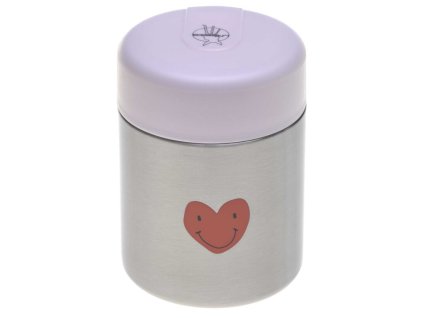 Lässig Termoska Food Jar Happy Rascals Heart lavender