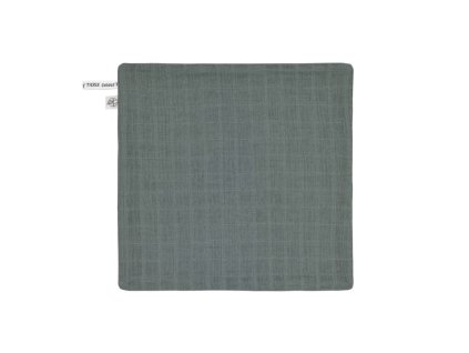 Muslin/Terry Washcloth Set 3 pcs petrol green