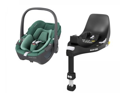 Maxi-Cosi autosedačka Pebble 360 Essential Green + Maxi-Cosi základňa FamilyFix 360