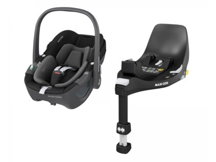 Maxi-Cosi autosedačka Pebble 360 Essential Black + Maxi-Cosi základňa FamilyFix 360