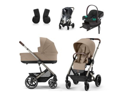 cybex balios s lux almond beige set