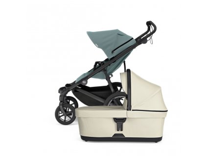 THULE SET S Kombinovaný kočík Urban Glide 4-wheel - Mid Blue/Soft Beige