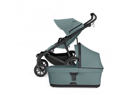 THULE SET S Kombinovaný kočík Urban Glide 4-wheel - Mid Blue/Mid Blue