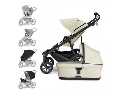 THULE SET XL Kočík športový Urban Glide 4-wheel - Soft Beige/Soft Beige