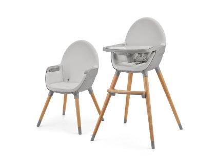 KINDERKRAFT Stolička jedálenská FINI2 Grey