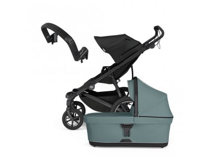 THULE Kočík Urban Glide 4-wheel Black/Mid Blue set M