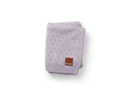 Pointelle Blanket Elodie Details - Lavender Love