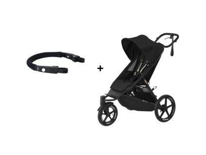 Cybex športový kočík Avi Spin + madlo - Moon Black