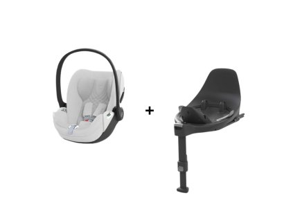 Cybex Platinum Cloud T i-Size PLUS + Isofix Base T - Platinum White