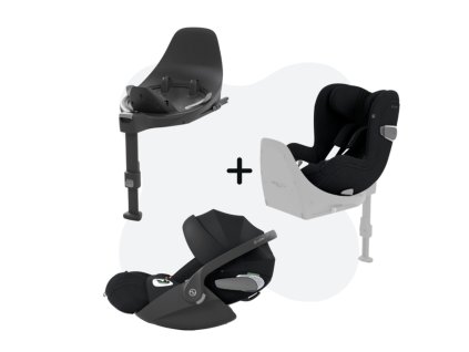 Cybex Platinum Cloud T i-Size PLUS + Sirona T i-Size PLUS + Isofix Base T - Sepia Black