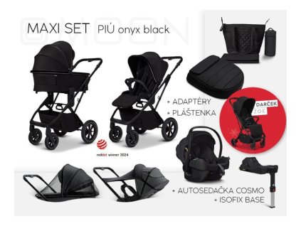 moon piu maxi set onyx black s kocikom zoey zdarma