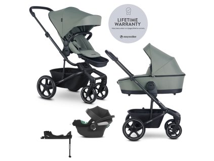 EASYWALKER Kočík kombinovaný Harvey⁵ 2v1 Agave Green LITE RWS + CYBEX Aton B2 i-Size + základňa