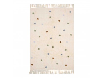 Little Dutch Koberec s bodkami Blue 120x170 cm