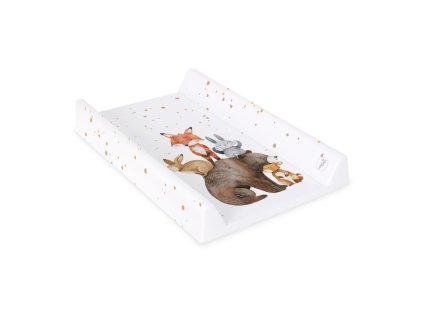 CEBA Podložka prebaľovacia 2-hranná s pevnou doskou (50x70) Ultra Light Forest Friends