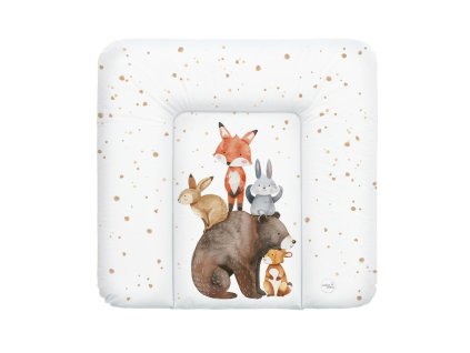 CEBA Podložka prebaľovacia mäkká (75x72) Basic Forest Friends