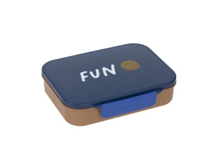 Lässig Desiatový box Lunchbox Bento Little Gang smile navy