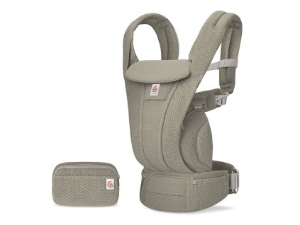 ERGOBABY | OMNI DELUXE Mesh - Soft Olive+zavinovačka Swaddler zdarma