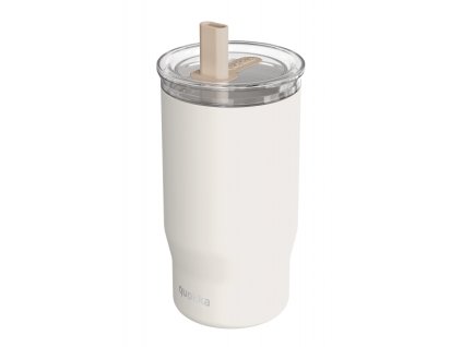 Nerezový termohrnček so slamkou Mist Ivory 720 ml