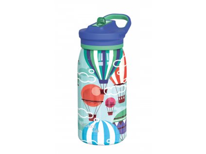 Nerezová termofľaša s náustkom Pop Kids Balloons 445 ml