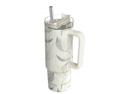 Nerezový termohrnček so slamkou Stream Cotton 950 ml