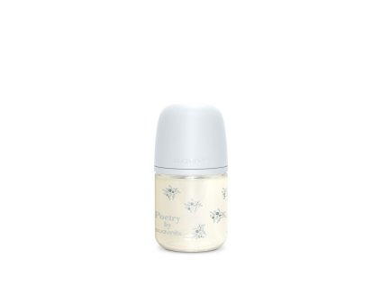 SUAVINEX | Fľaša sklo POETRY 120 ml fyziologická SX PRO +0 SF - modrá