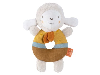 Baby Fehn Měkký kroužek ovečka, FehnNatur 3.0